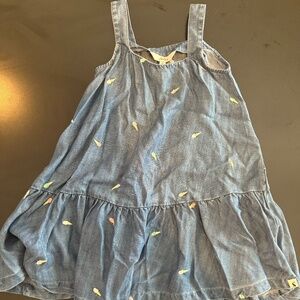 Joules Denim Ice Cream kids dress